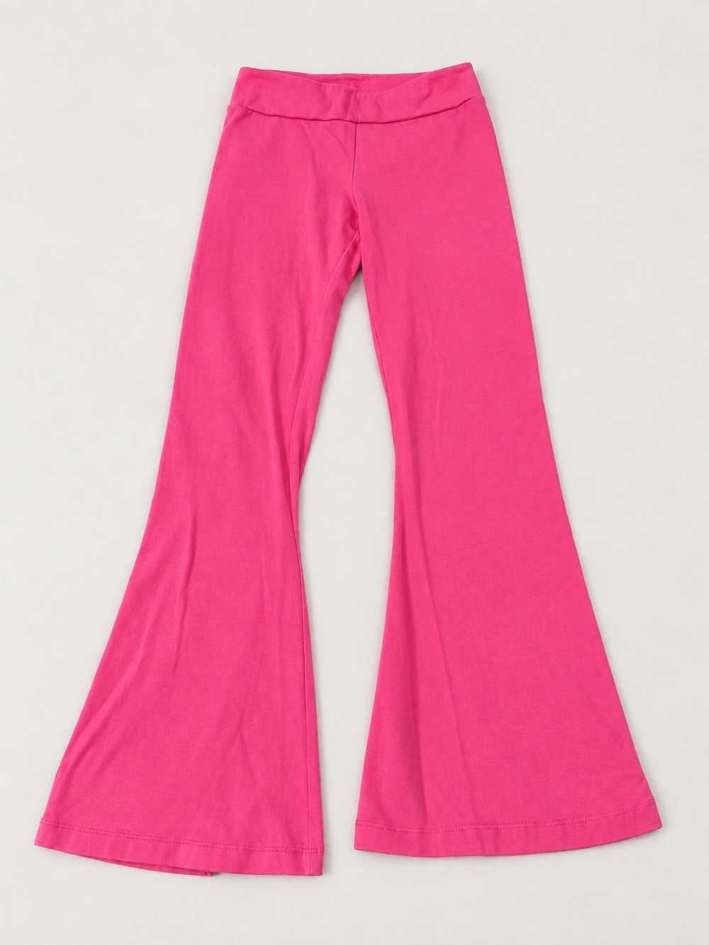 Girls' Pink Flare Knit Pants